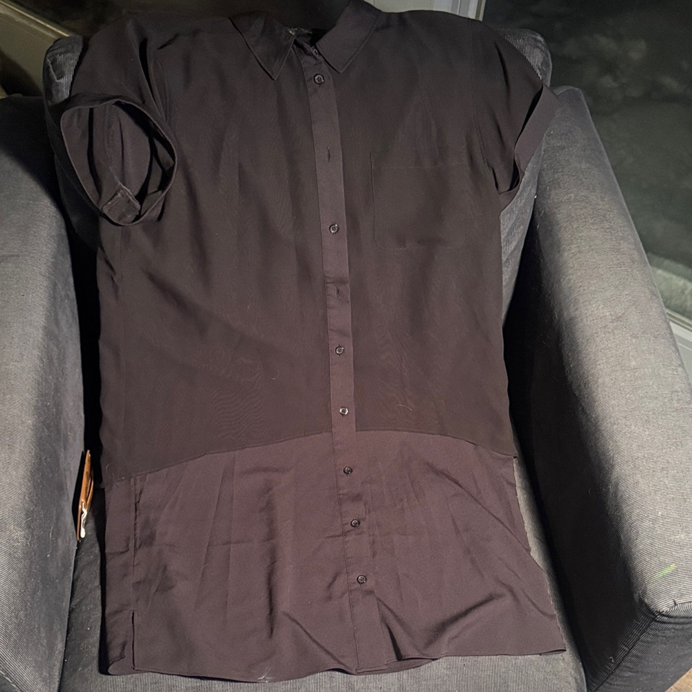 Banana Republic women’s dress with sheer layer